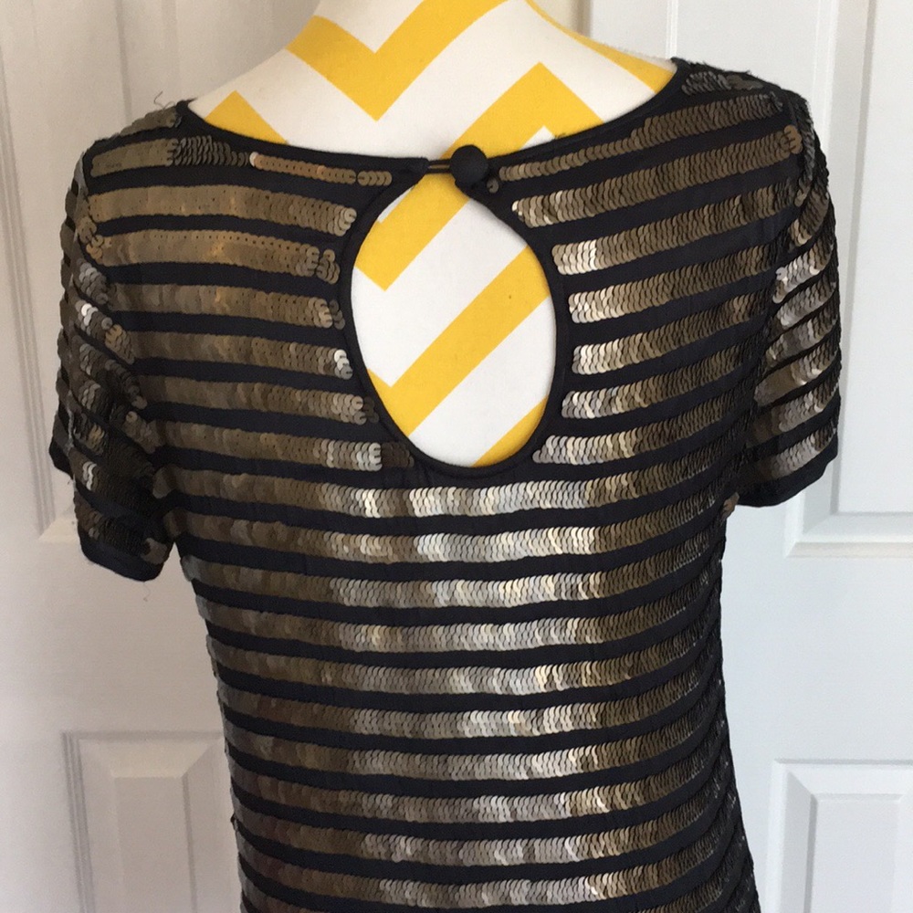 French Connection Gold sequin dress - Picture 4 of 4